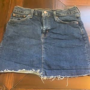 Jcrew denim skirt